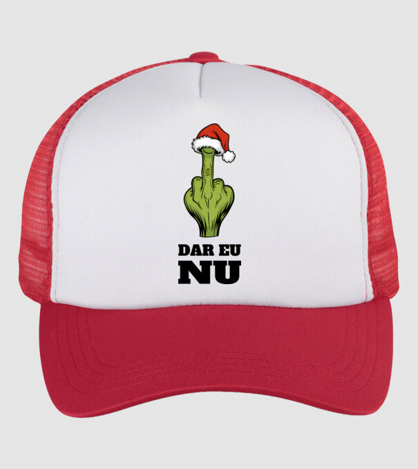 Dar eu NU alb model alb/roșu pe tricou