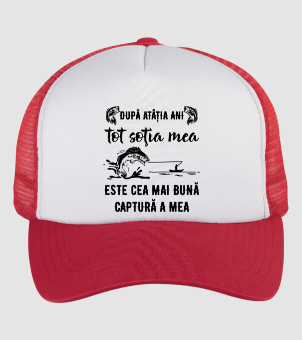 după atâția ani, tot soția mea este cea mai bună captură a mea D9914124 model alb/roșu pe tricou