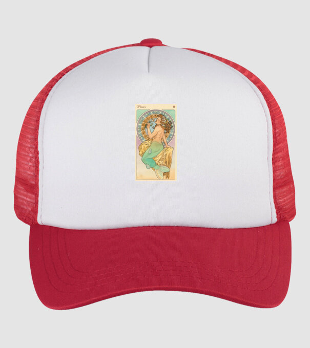 Horoscop Tarot PESTI model alb/roșu pe tricou