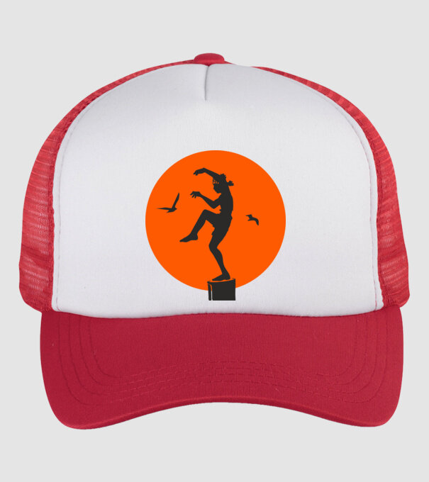 Larusso training cobra kai model alb/roșu pe tricou