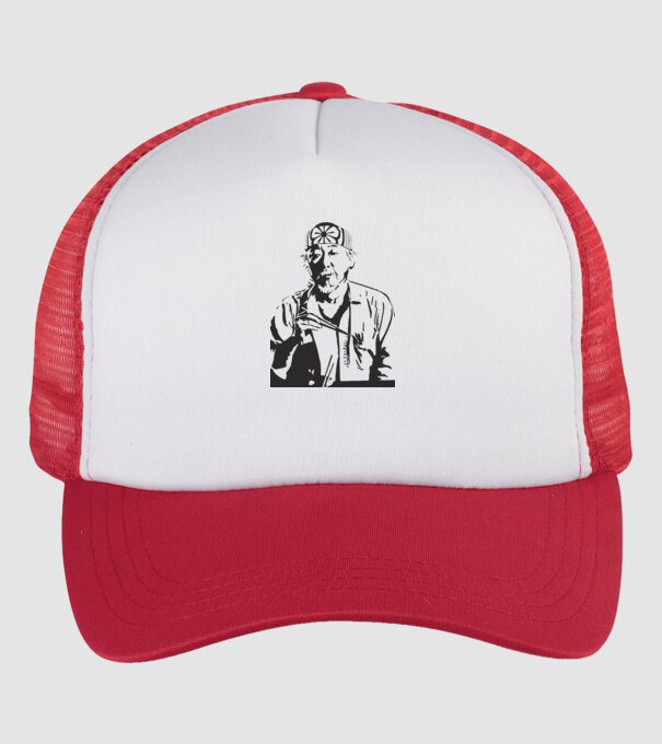 Miyagi cobra kai model alb/roșu pe tricou