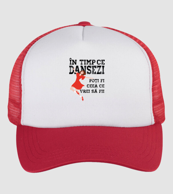 n timp ce dansezi poți fi ceea ce vrei să fii - în acel moment ,D2509335 model alb/roșu pe tricou