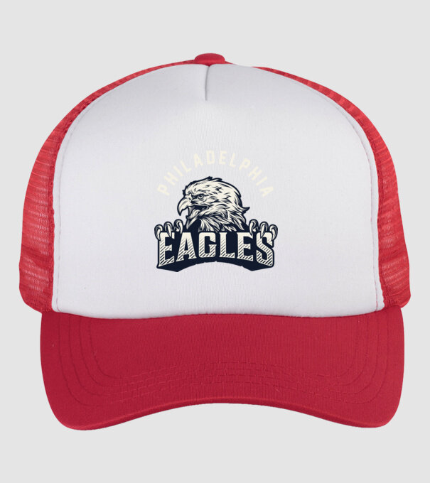 Philadelphia Eagles model alb/roșu pe tricou