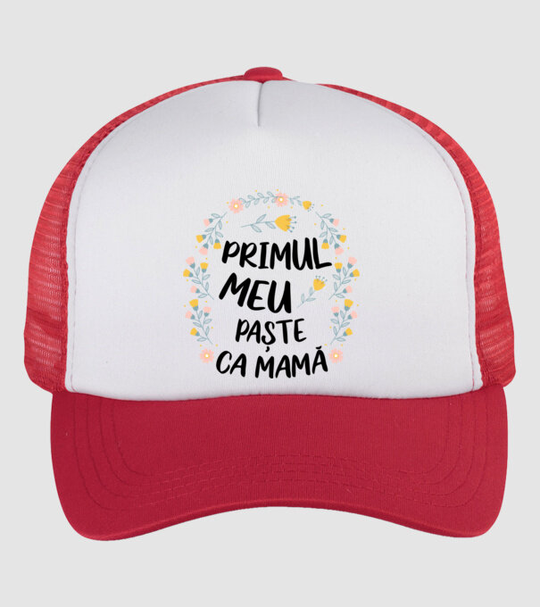 Primul meu Paște ca mamă model alb/roșu pe tricou