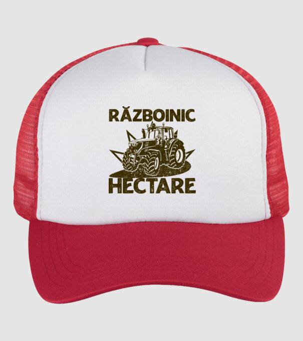 Războinic Hectare model alb/roșu pe tricou