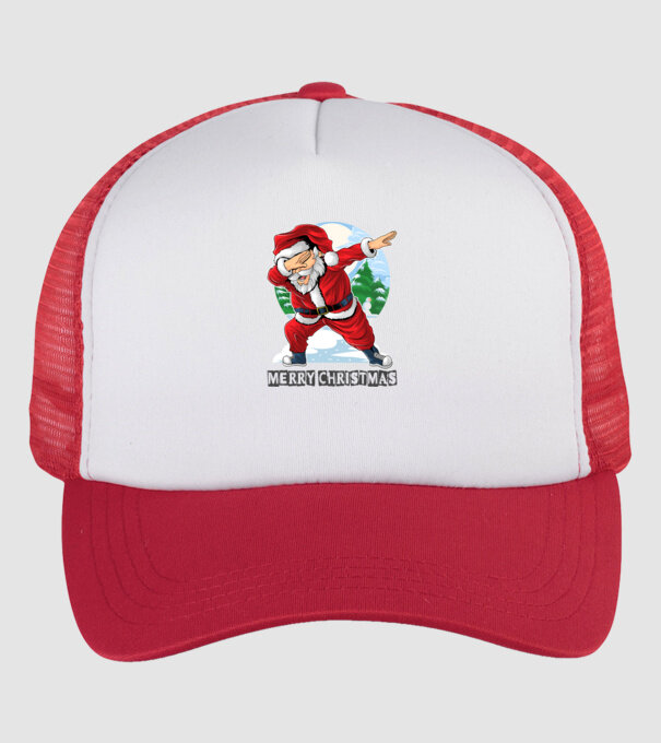 Santa merry christmas model alb/roșu pe tricou
