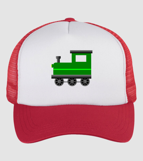 Trenuri model alb/roșu pe tricou