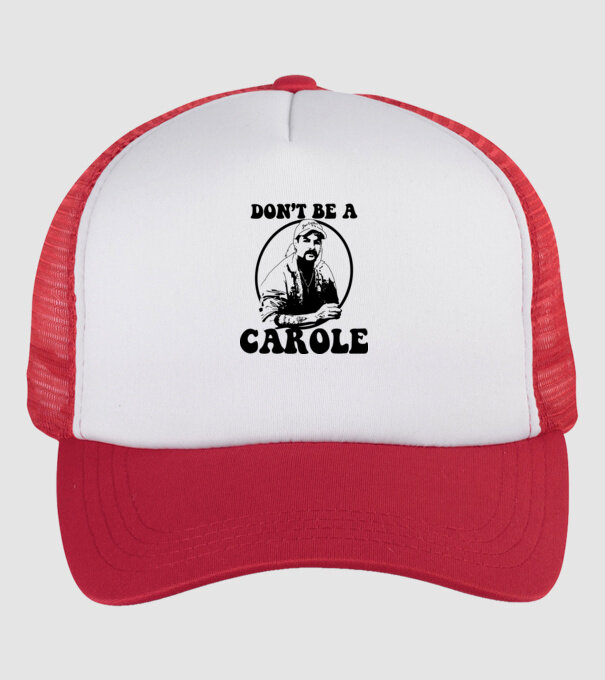 Dont be a carole model alb/roșu pe tricou