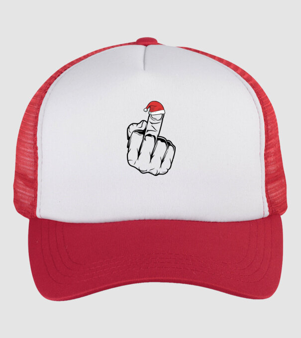f u christmas model alb/roșu pe tricou