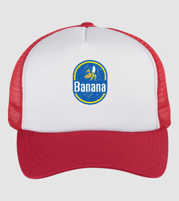 Banane carnaval model alb/roșu pe tricou