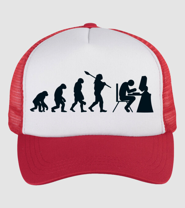 Game evolution model alb/roșu pe tricou