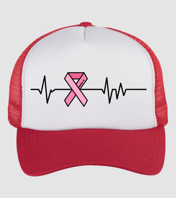Heartbeat faith model alb/roșu pe tricou