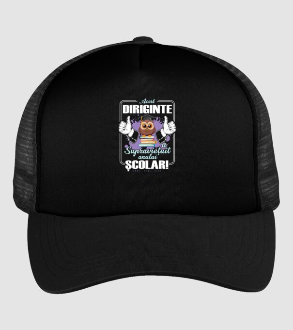 Acest diriginte a supraviețuit anului școlar! - veni, vidi, vici model negru pe tricou