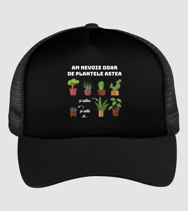 am nevoie doar de plantele astea  model negru pe tricou