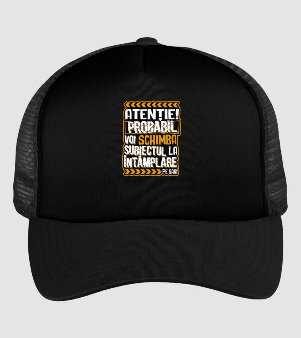 Atenție, probabil voi schimba subiectul la întâmplare pe șah model negru pe tricou