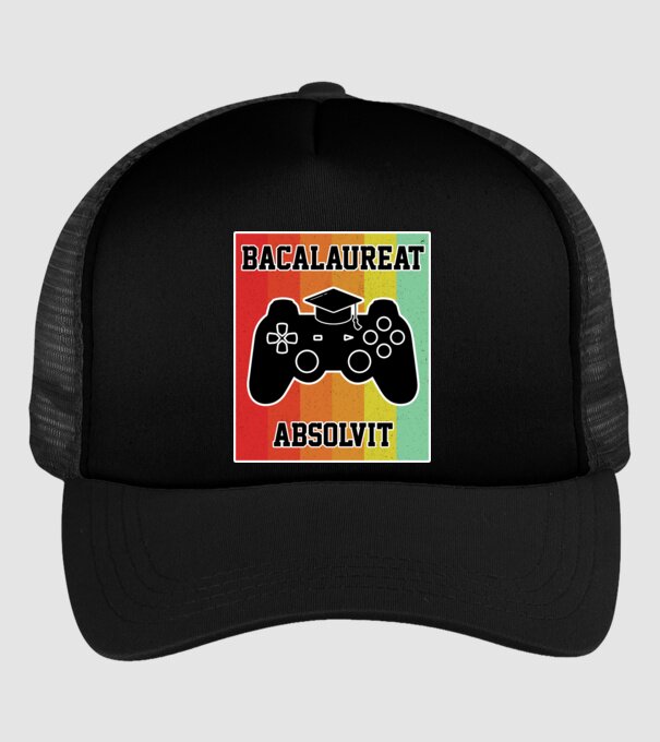 bacalaureat absolvit model negru pe tricou