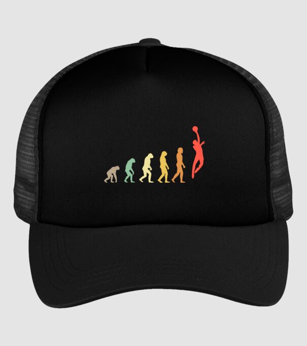 Basketball evolution model negru pe tricou