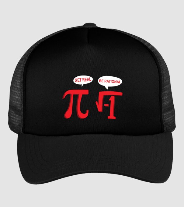 Be rational PI model negru pe tricou