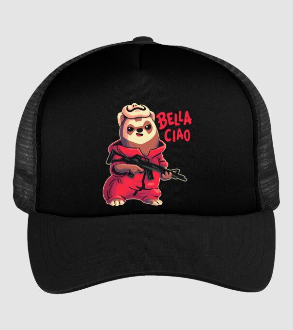 bella ciao rebel model negru pe tricou
