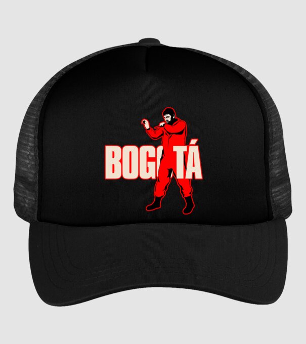 bogota la casa de papel model negru pe tricou