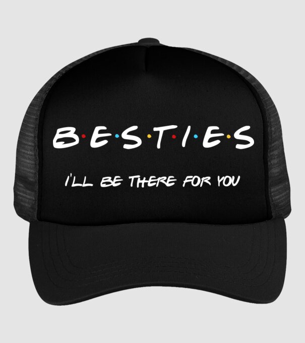 Bride Friends Besties model negru pe tricou