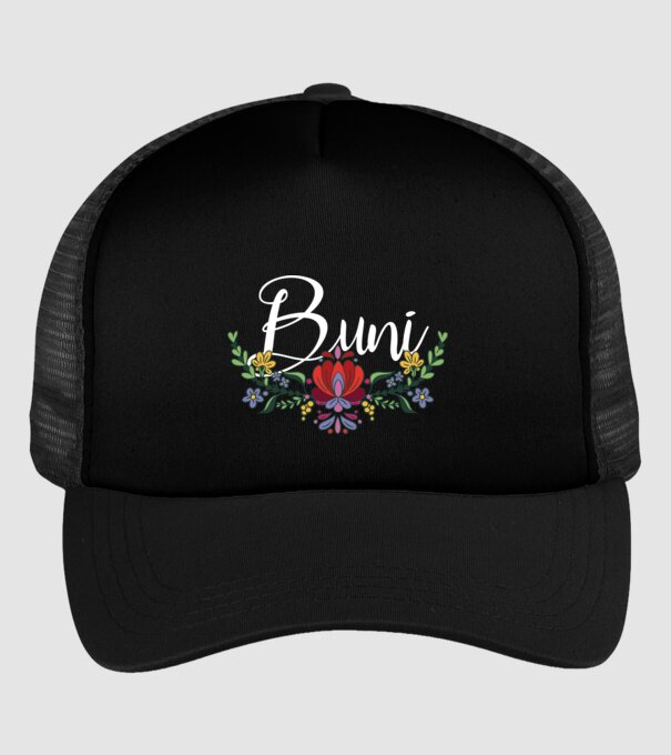 Buni model negru pe tricou
