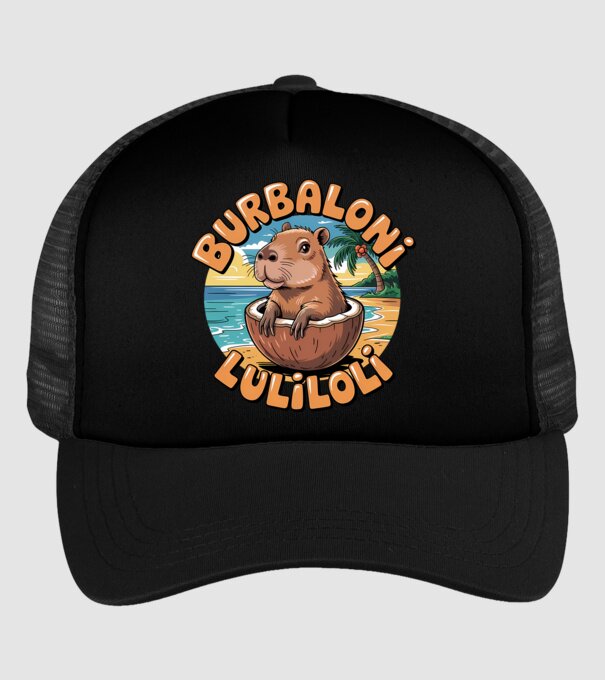 Burbaloni Luliloli model negru pe tricou