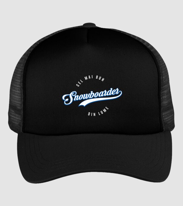 cel mai bun snowboarder din lume model negru pe tricou