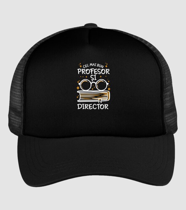 Cel mai profesor director model negru pe tricou