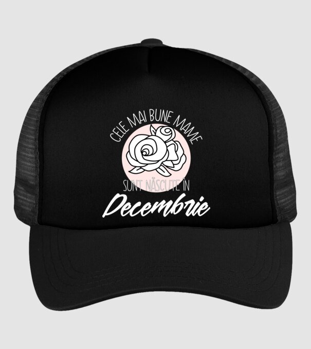 Cele mai bune mame sunt născute în Decembrie model negru pe tricou