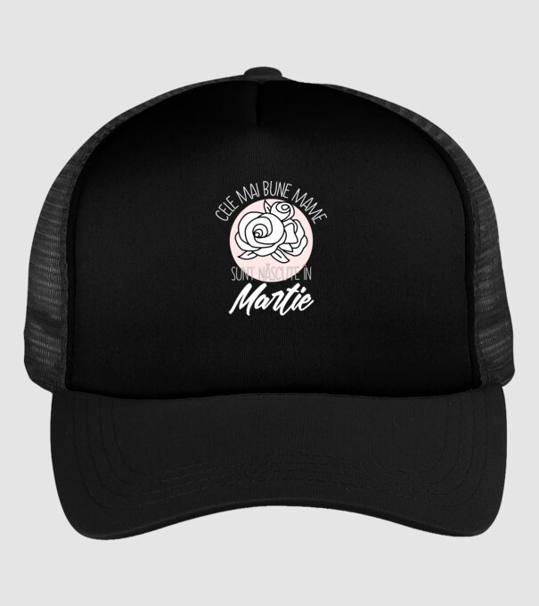 Cele mai bune mame sunt născute în Martie model negru pe tricou