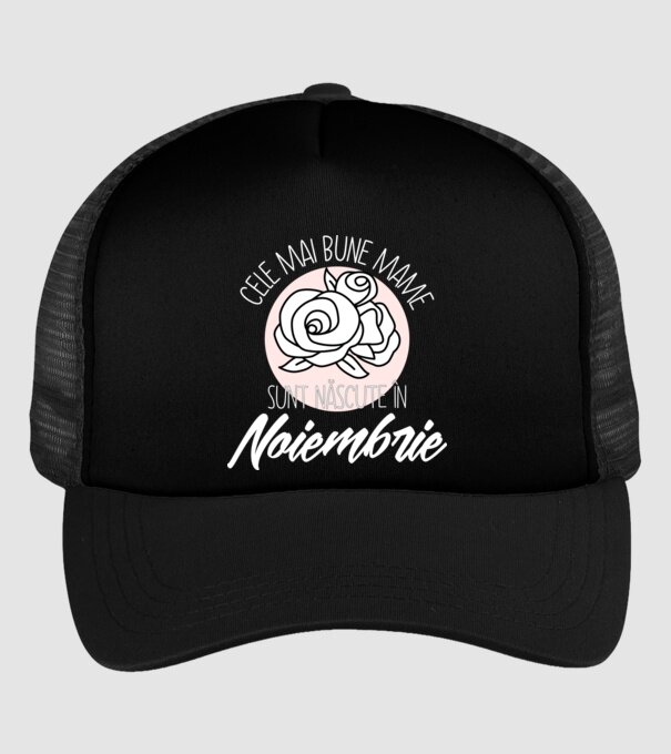 Cele mai bune mame sunt născute în Noiembrie model negru pe tricou
