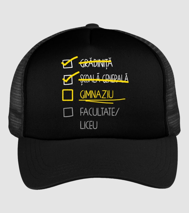 Cheklist educație - Școala primară negru model negru pe tricou