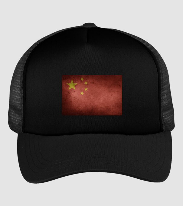 CHINA model negru pe tricou