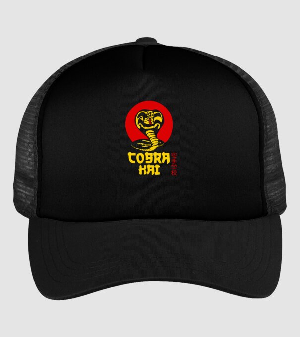 cobra kai japan logo model negru pe tricou