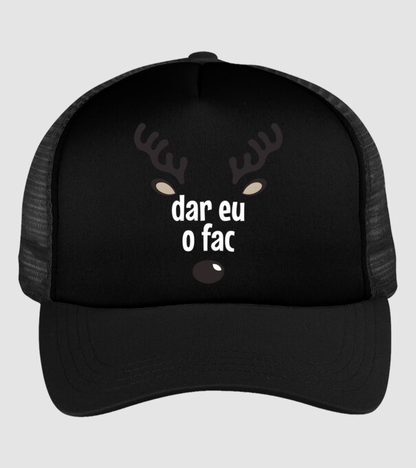 Dar eu o fac crăciun chiar căprioară Negru model negru pe tricou