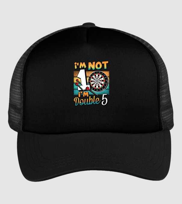 Darts Birthday 10 years old model negru pe tricou