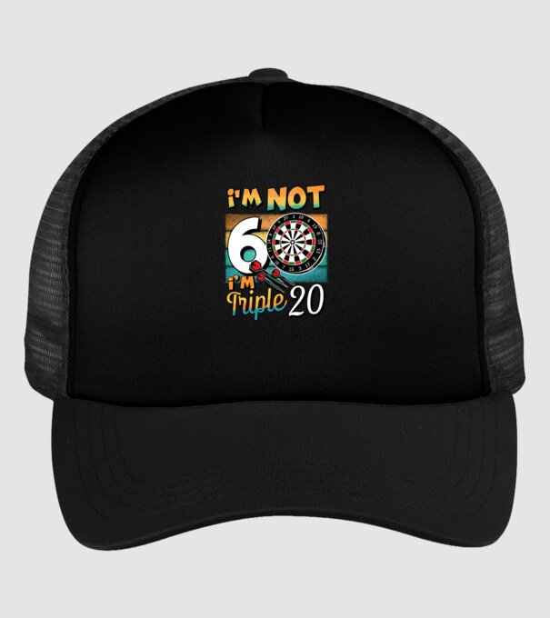 Darts Birthday 60 years old model negru pe tricou