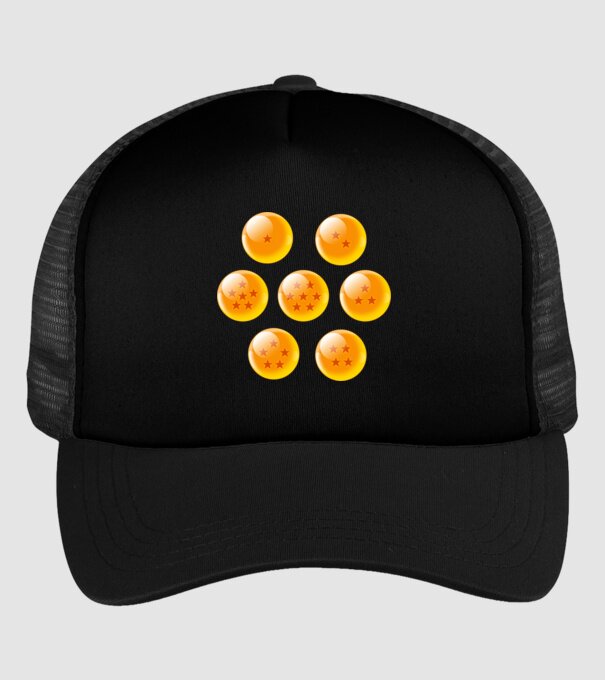 dragonballs model negru pe tricou