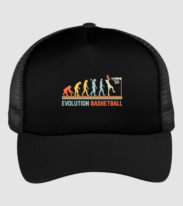 Evolution basketball model negru pe tricou
