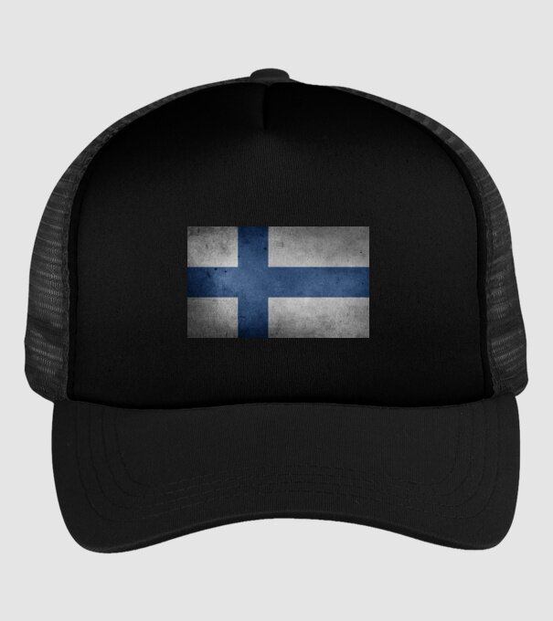 FINLAND model negru pe tricou