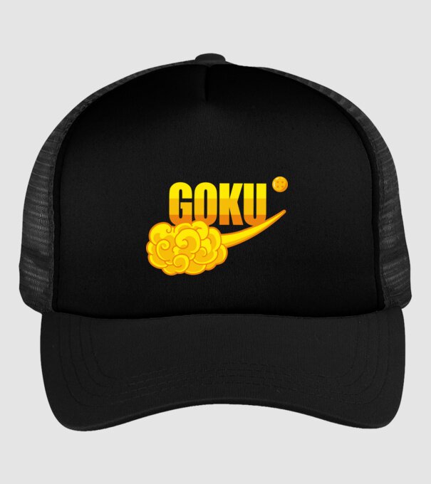 goku cloud model negru pe tricou