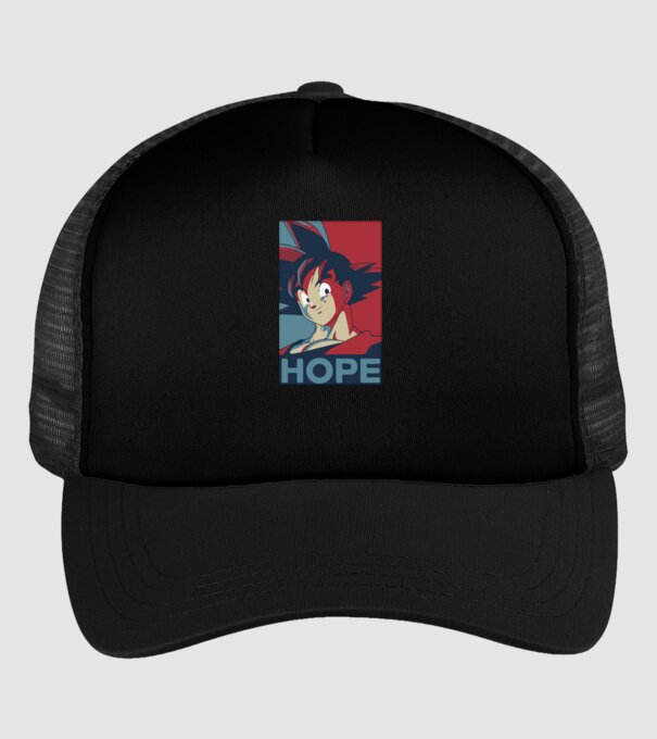 goku hope dragonball model negru pe tricou