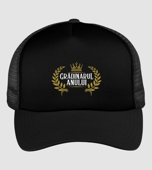 Grădinarul anului model negru pe tricou