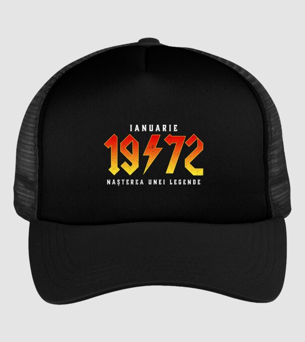 Ianuarie - 1972 - nașterea unei legende model negru pe tricou
