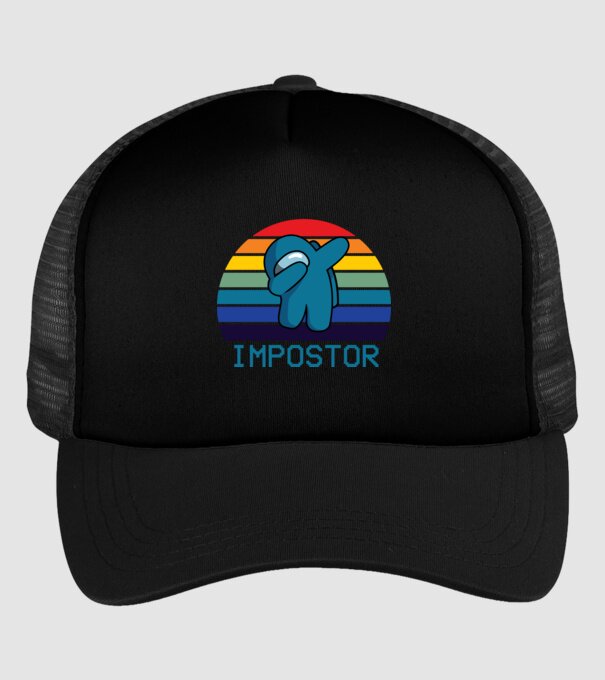 Impostor model negru pe tricou