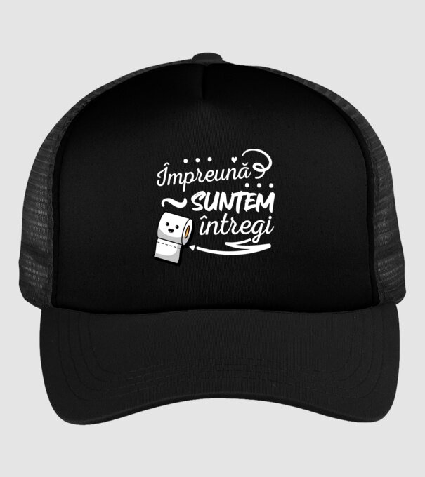 Împreună suntem întregi! model negru pe tricou