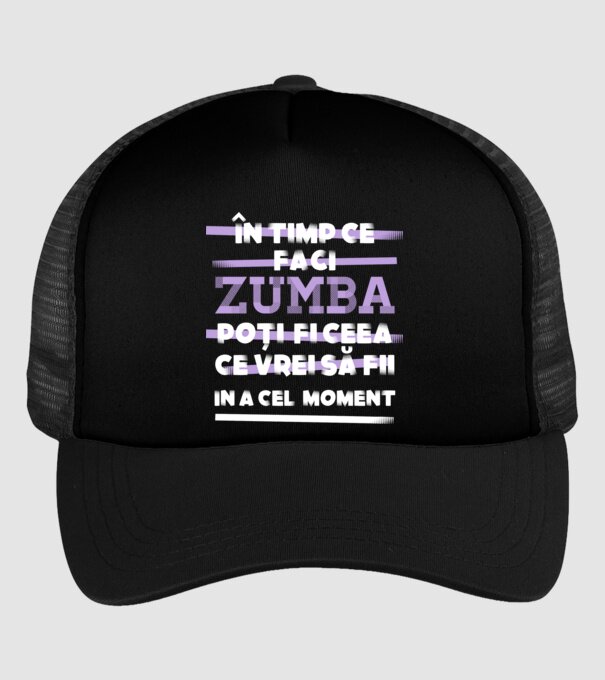 în timp ce faci zumba poți fi ceea ce vrei să fii - în acel moment model negru pe tricou
