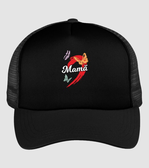 Mamă model negru pe tricou