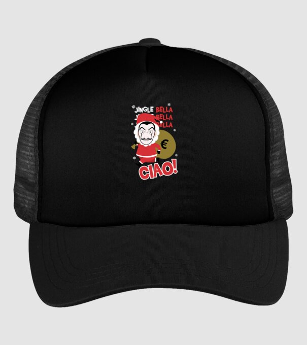 jingle bella christmas la casa de papel model negru pe tricou